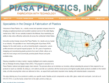 Tablet Screenshot of piasaplastics.com